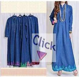 mura gamis jeans modis