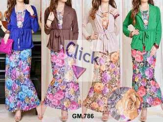 model baju gamis korea