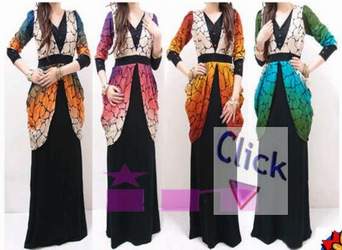 baju muslin gamis korea