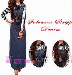 gamis jeans casual