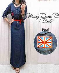 gamis jeans casual